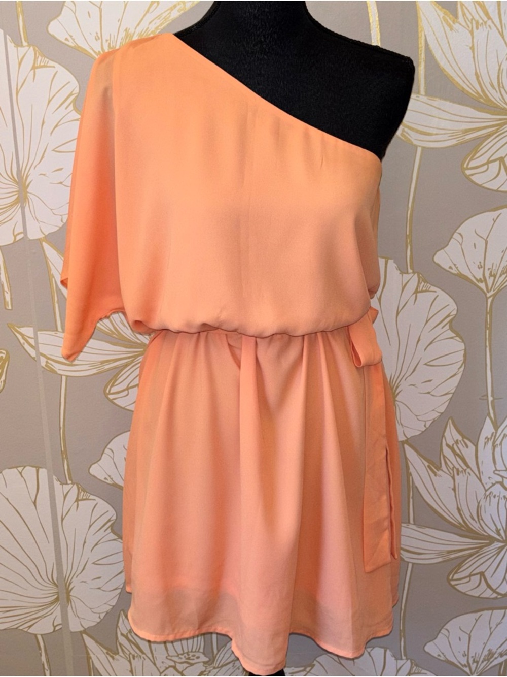 Pink Lily One-Shoulder Dress